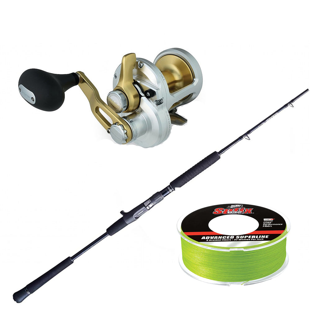 Shimano Game Type J Casting XH 56 5FT6IN with SHIMANO Talica LD 10 with SUFIX 832 BRAID 600 Yds Combo