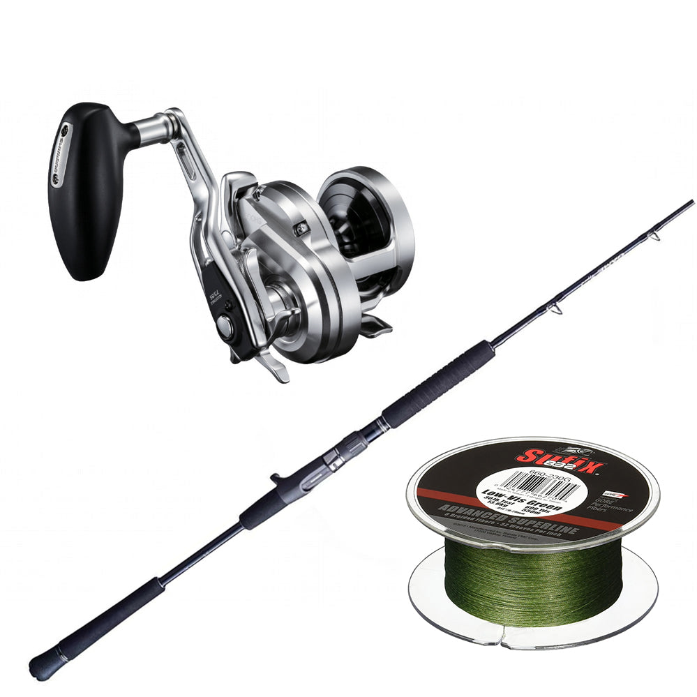 Shimano Game Type J Casting XH 56 5FT6IN with SHIMANO Ocea Jigger 1500HG with SUFIX 832 BRAID 600 Yds Combo