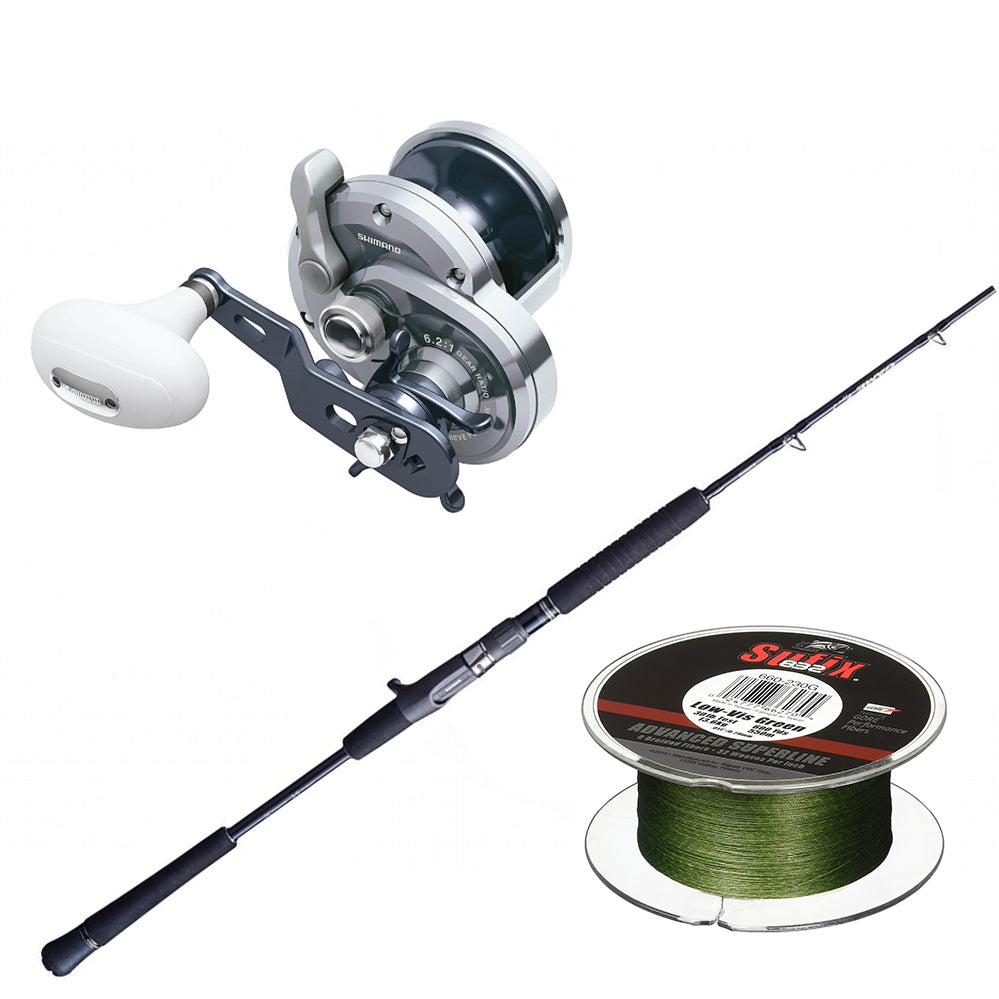 Shimano Game Type J Casting XH 56 5FT6IN with SHIMANO Trinidad 16NA with SUFIX 832 BRAID 600 Yds Combo