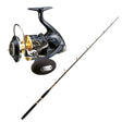 Shimano Stella SW 30000C With CHAOS SPC 15-30 7FT Gold Combo