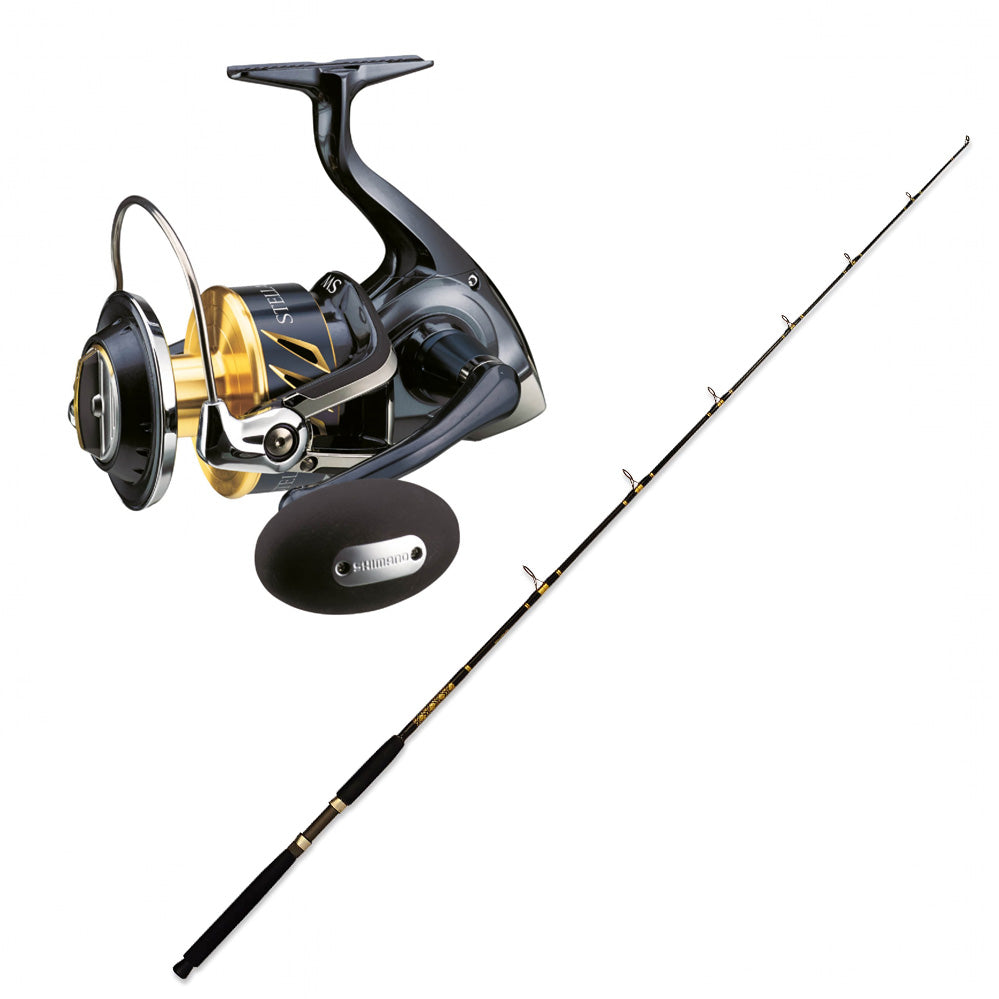 Shimano Stella SW 30000C With CHAOS SPC 15-30 7FT Gold Combo