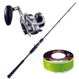 Shimano Game Type J 6FT Medium Light & Shimano Ocea Jigger 1500HG & SUFIX 832 BRAID 600YDS Lime 50#