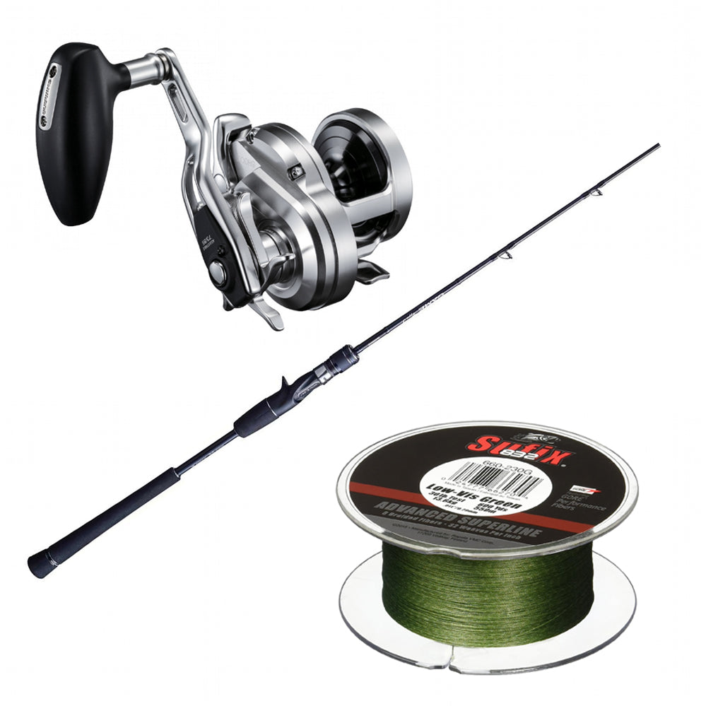 SHIMANO Game Type J Casting 6FT Medium Light with Shimano Ocea Jigger 1500PG & SUFIX 832 BRAID 600YDS Combo