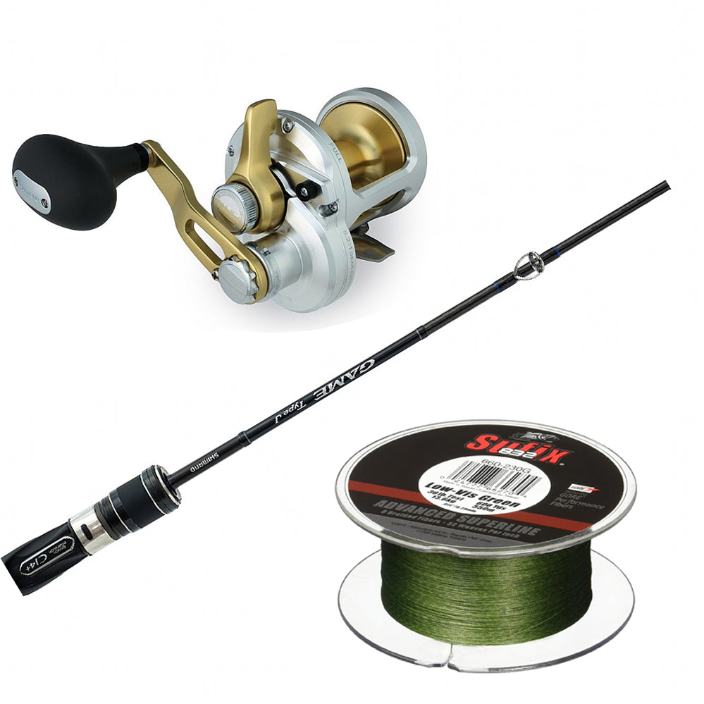 Shimano Game Type J Casting MH 60 6FT and Shimano Talica LD 10 with SUFIX 832 BRAID 600 Yds Combo
