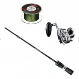 Shimano Game Type J Casting ML 60 6FT with SHIMANO Ocea Jigger 4000HG and FREE SUFIX 832 BRAID 600 Yds Combo