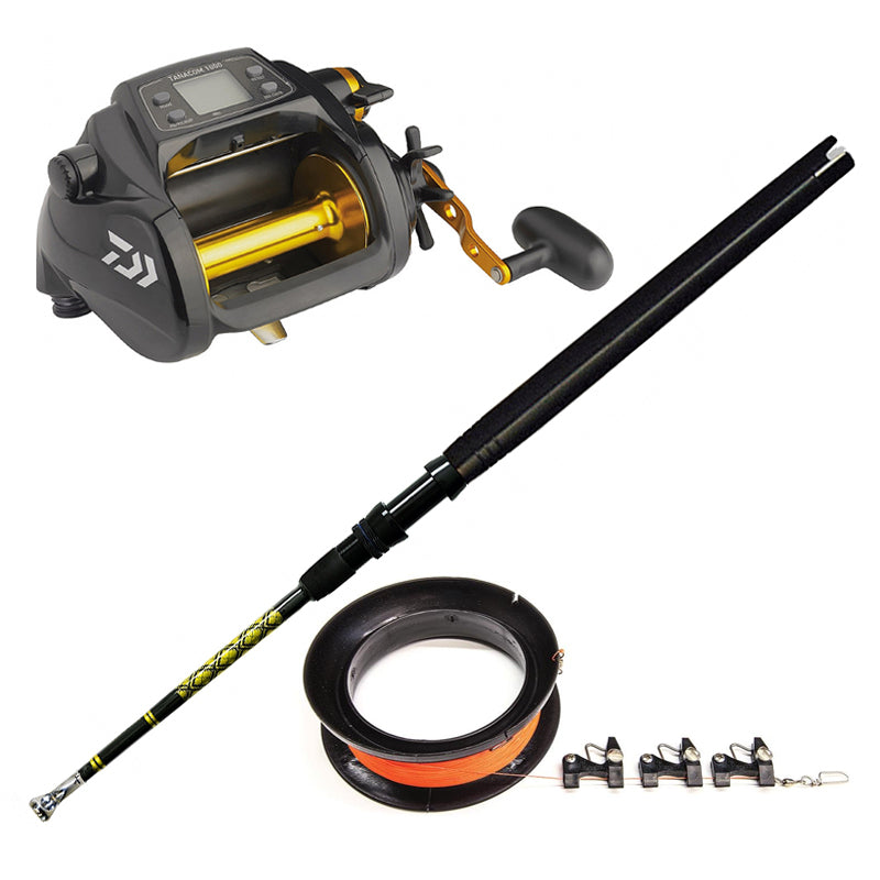 Daiwa Tanacom 1000 with CHAOS Kite Rod 32&quot; with Winthrop Top and Tigress Kite Line Assembly