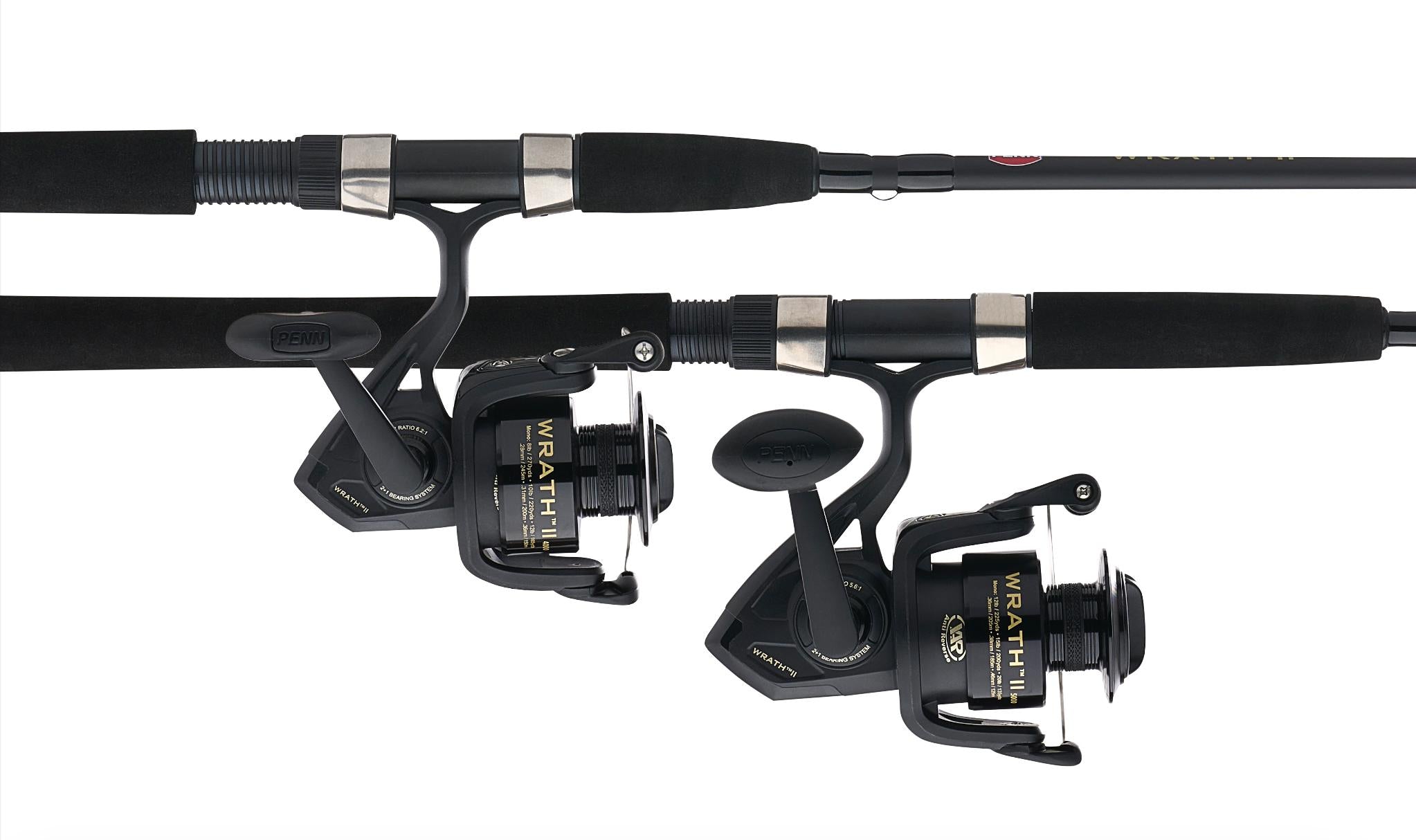 Penn Wrath II 8000 with 10' H 2-Piece Rod Combo