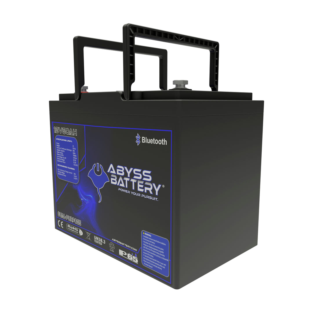 ABYSS 12V 60AH Dual Purpose Lithium Marine Battery