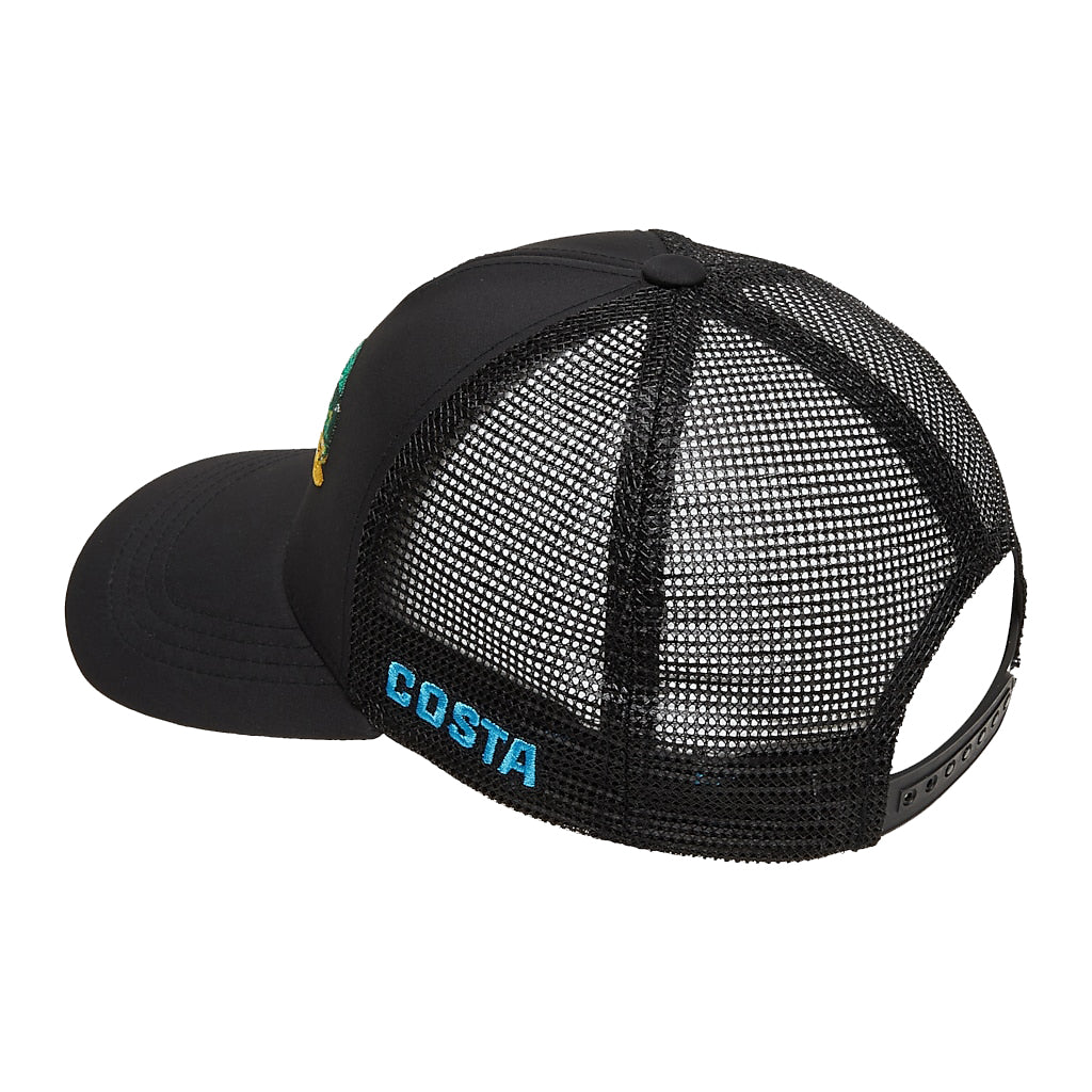 Costa Dorado Stitched Trucker - Black