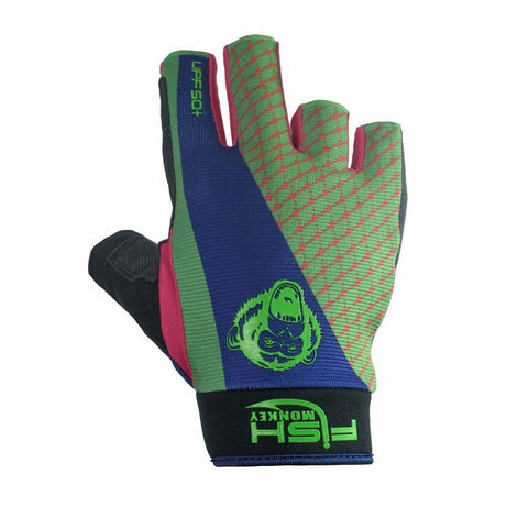 Fish Monkey The Crusher Half Finger Jigging Gloves Buy 1 @ 50% OFF or Buy 1 Get 2 Free at Price of One