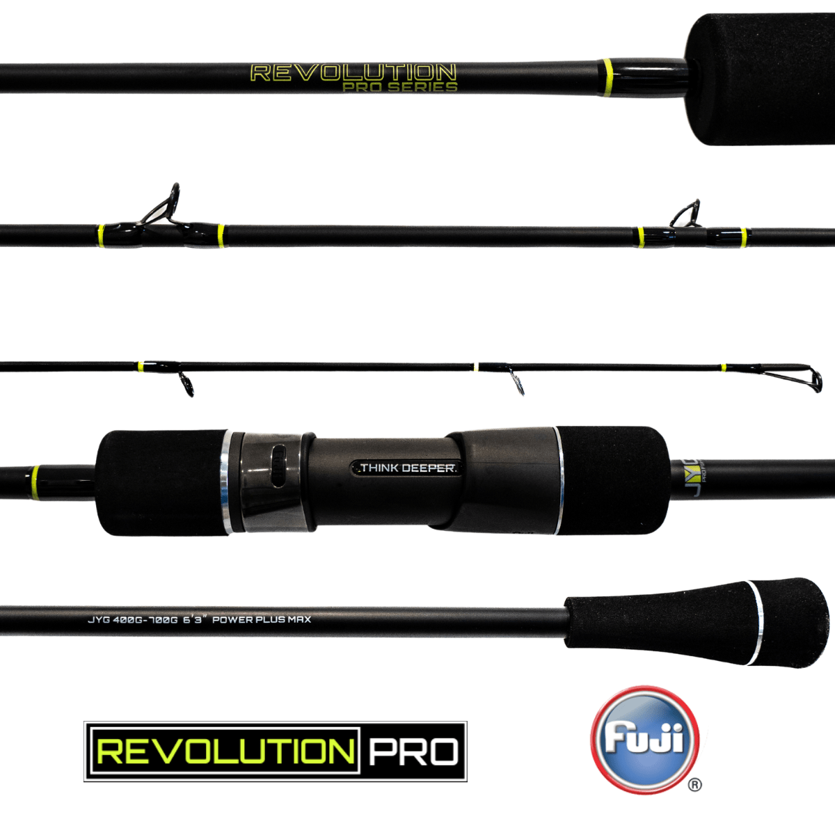 Jyg Pro Revolution Pro Series 6FT3IN Slow Pitch Jigging Casting Rod