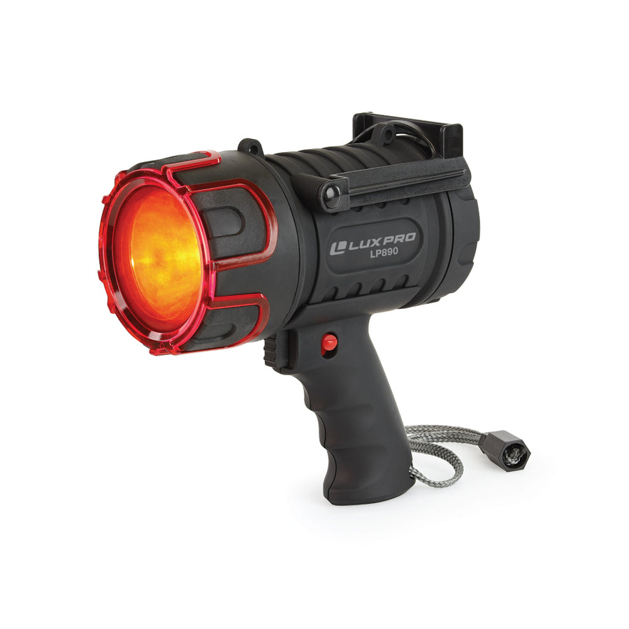 LUXPRO LP890 2000 Lumen Rechargeable Spotlight w/Red Lens