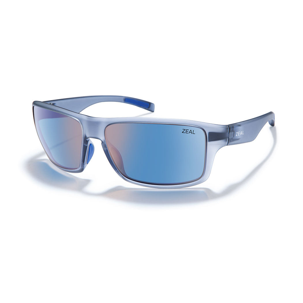 Zeal Incline Sunglass Matte Smoke | Horizon Blue