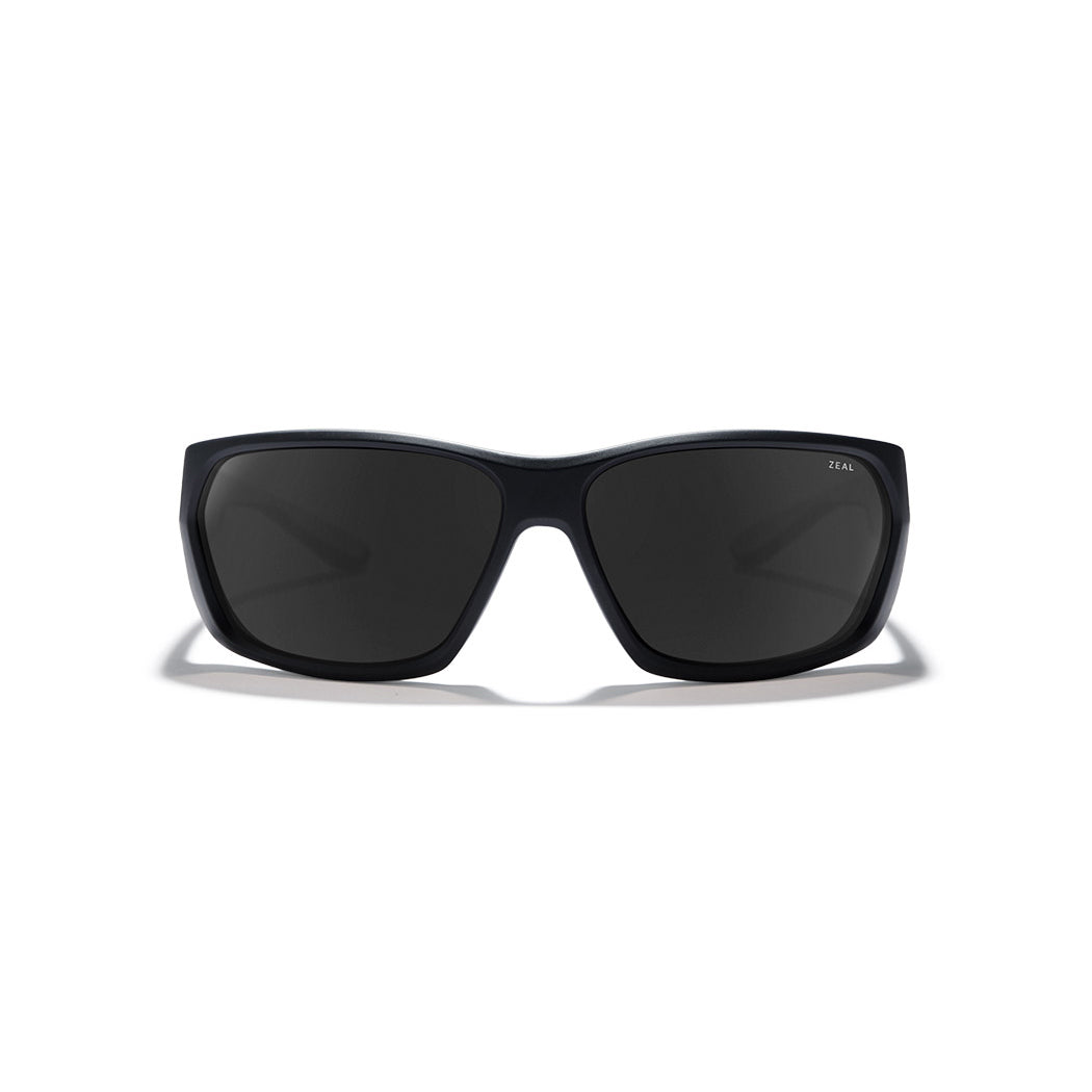 Zeal Caddis Sunglass Matte Black | Dark Grey