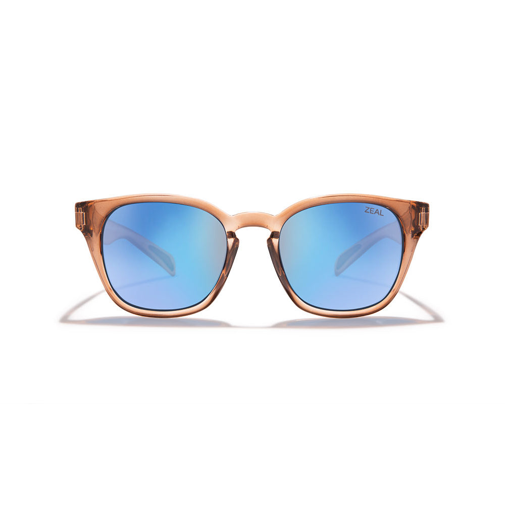 Zeal Windsor Sunglass Camel | Horizon Blue