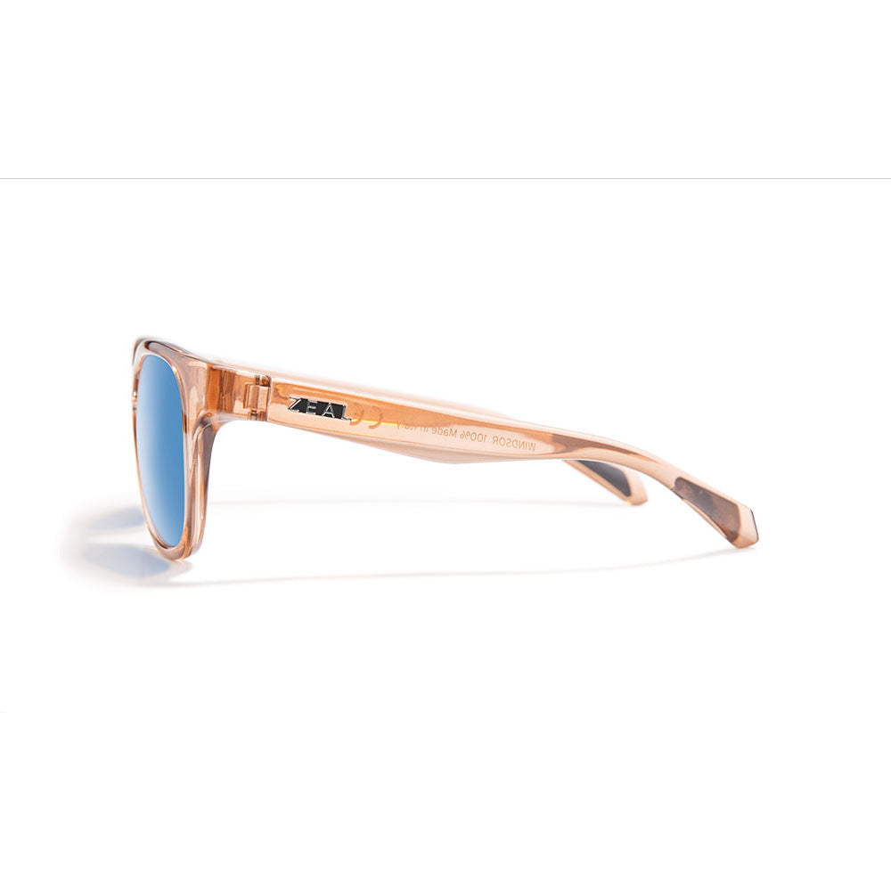 Zeal Windsor Sunglass Camel | Horizon Blue