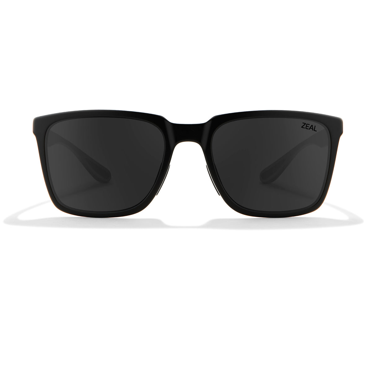 Zeal Campo Sunglass Matte Black | Dark Grey