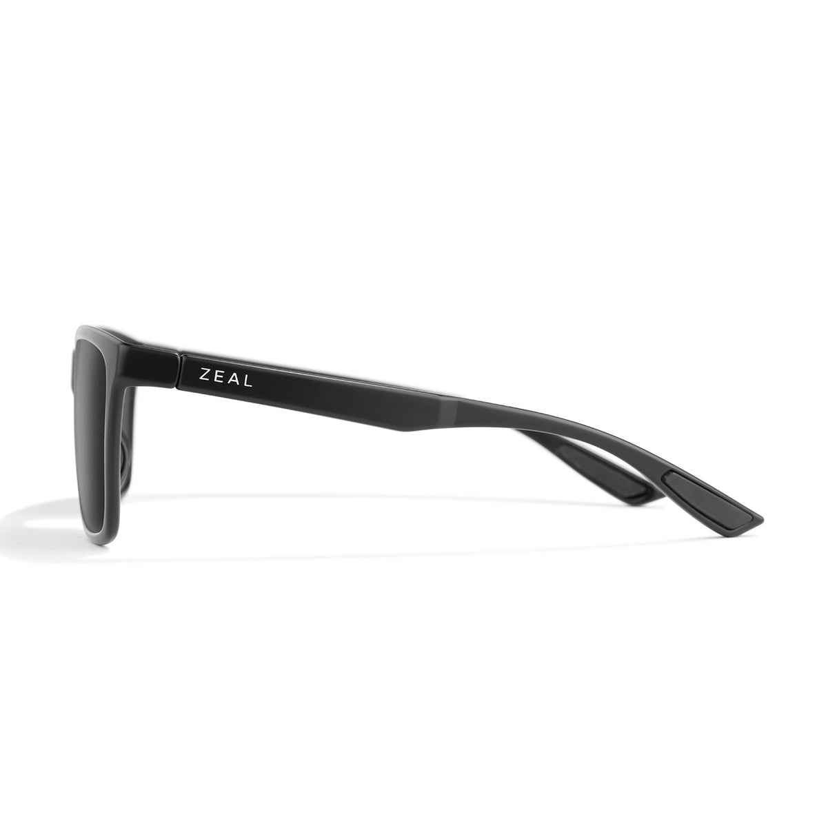 Zeal Campo Sunglass Matte Black | Dark Grey