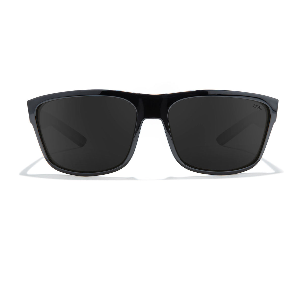 Zeal Rampart Sunglass Gloss Black | Dark Grey