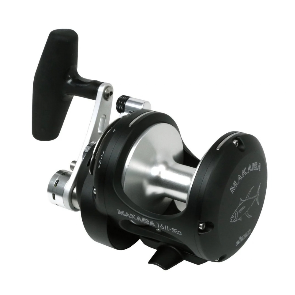 OKUMA Makaira Two-Speed Special Edition Lever Drag Reel - Matte Black