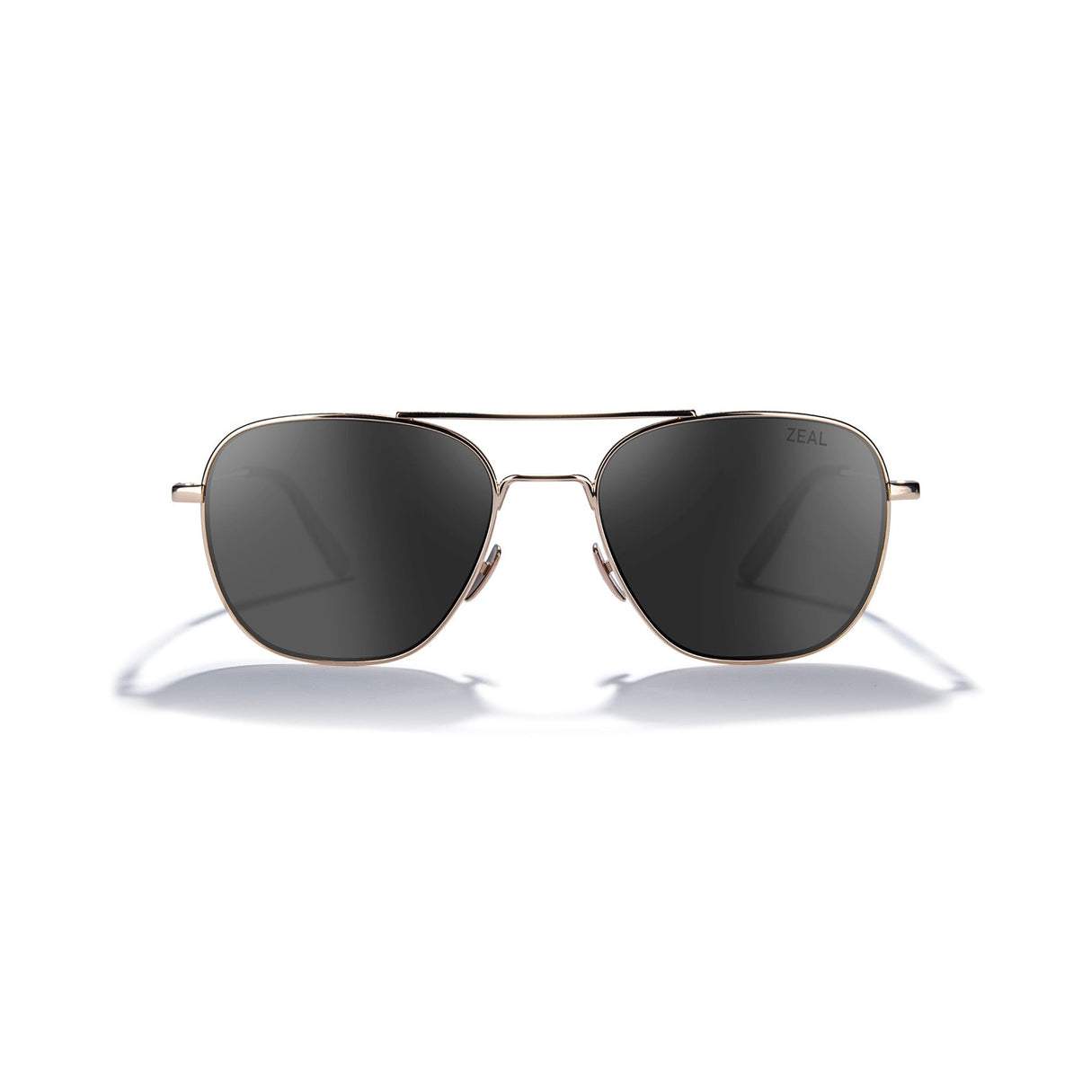 Zeal Skyway Sunglass Rose Gold | Dark Grey