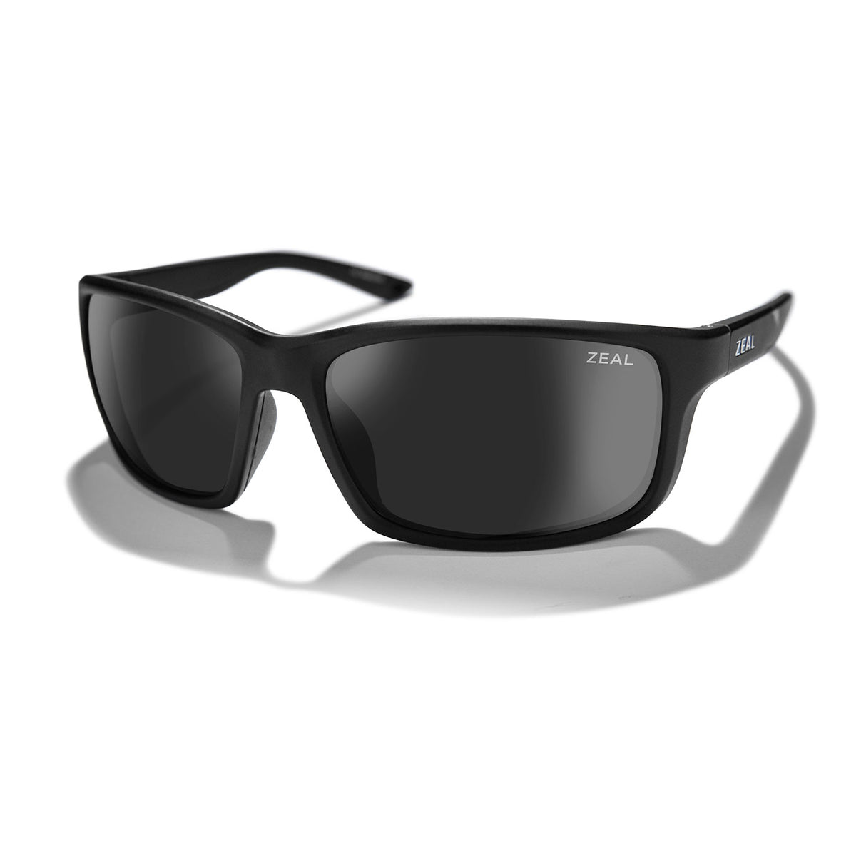 Zeal Confluence Sunglass Matte Black | Dark Grey