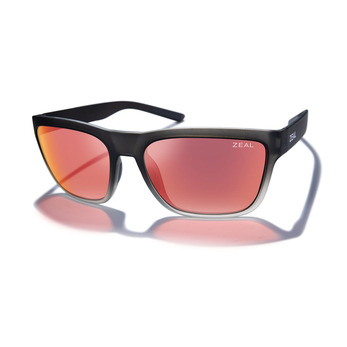 Zeal Kittredge Sunglass Matte Grey Jay Fade | Phoenix Mirror