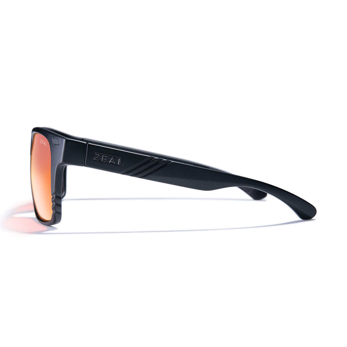 Zeal Brewer Sunglass Matte Black | Ellume Phoenix Mirror