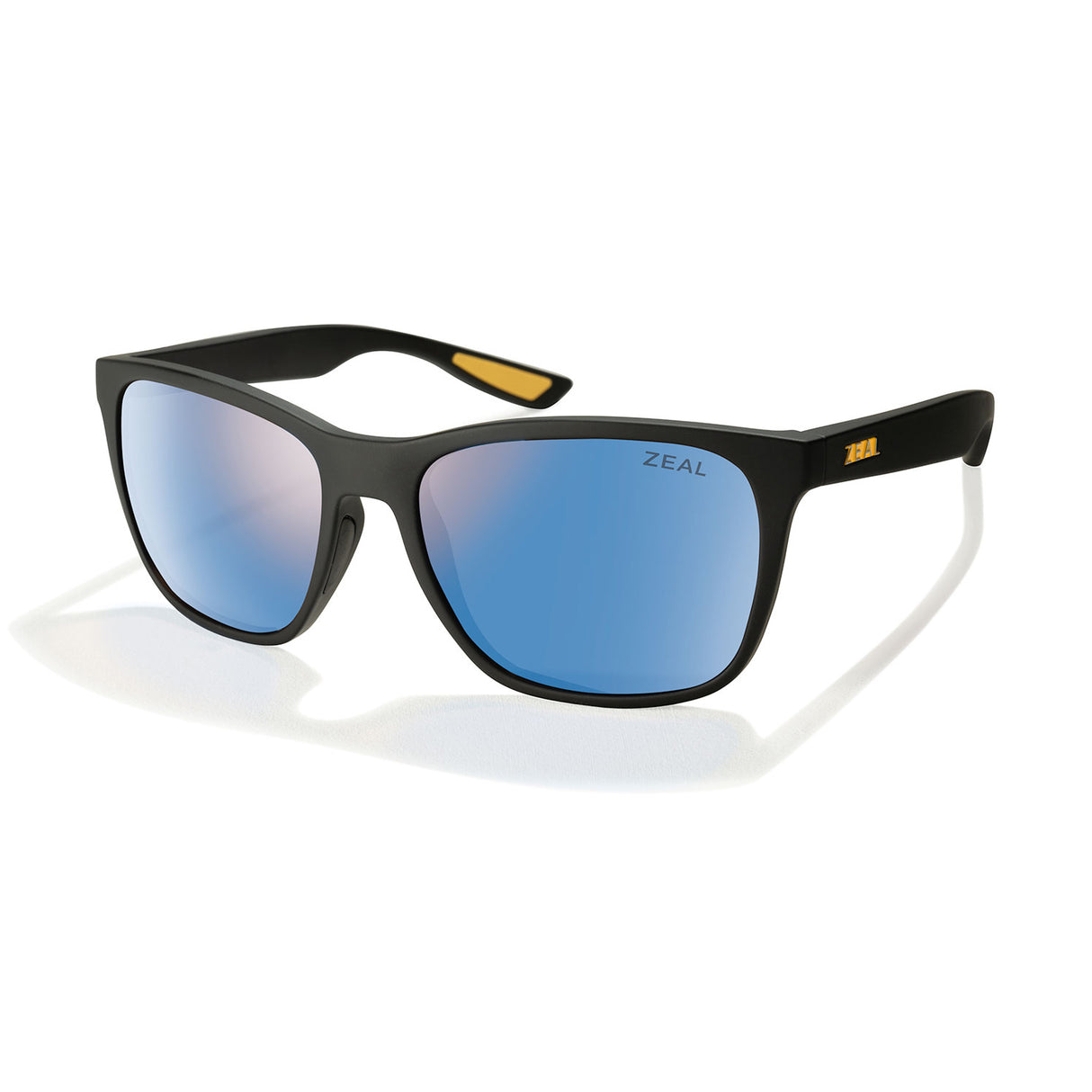 Zeal Fremont Sunglass Matte Black | Horizon Blue