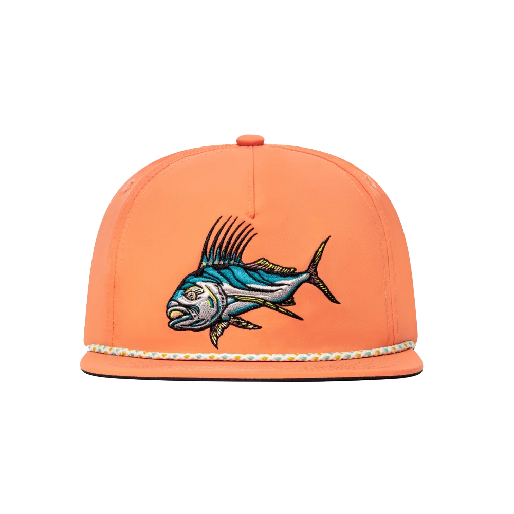 BAJIO Roosterfish Performance Hat - Coral One Size