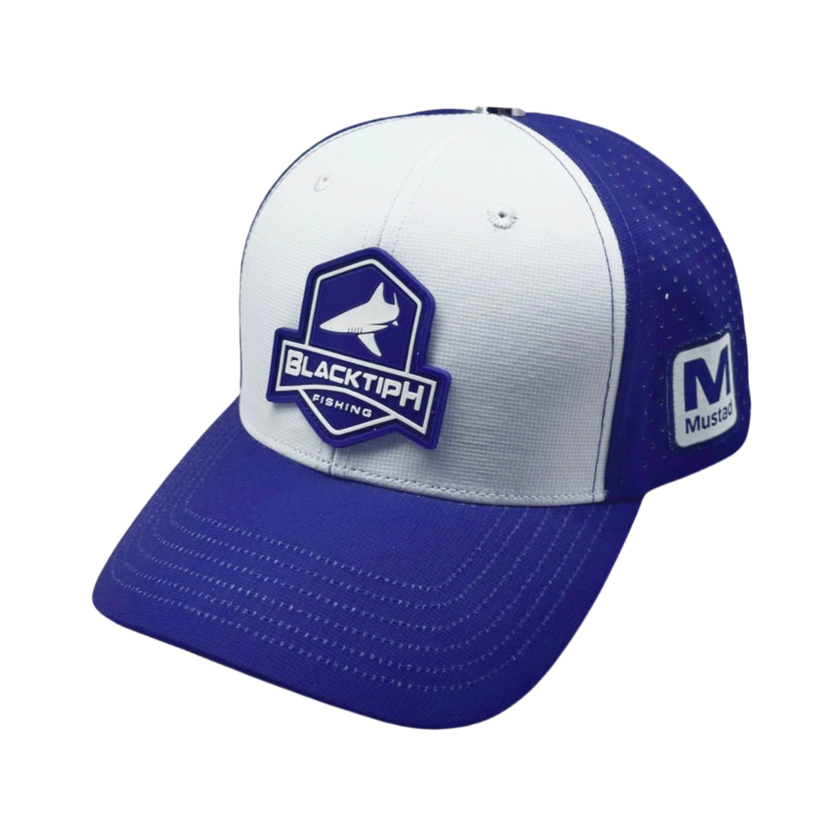 BLACKTIPH Mustad PVC Royal Blue Performance Snapback Hat Limited Edition