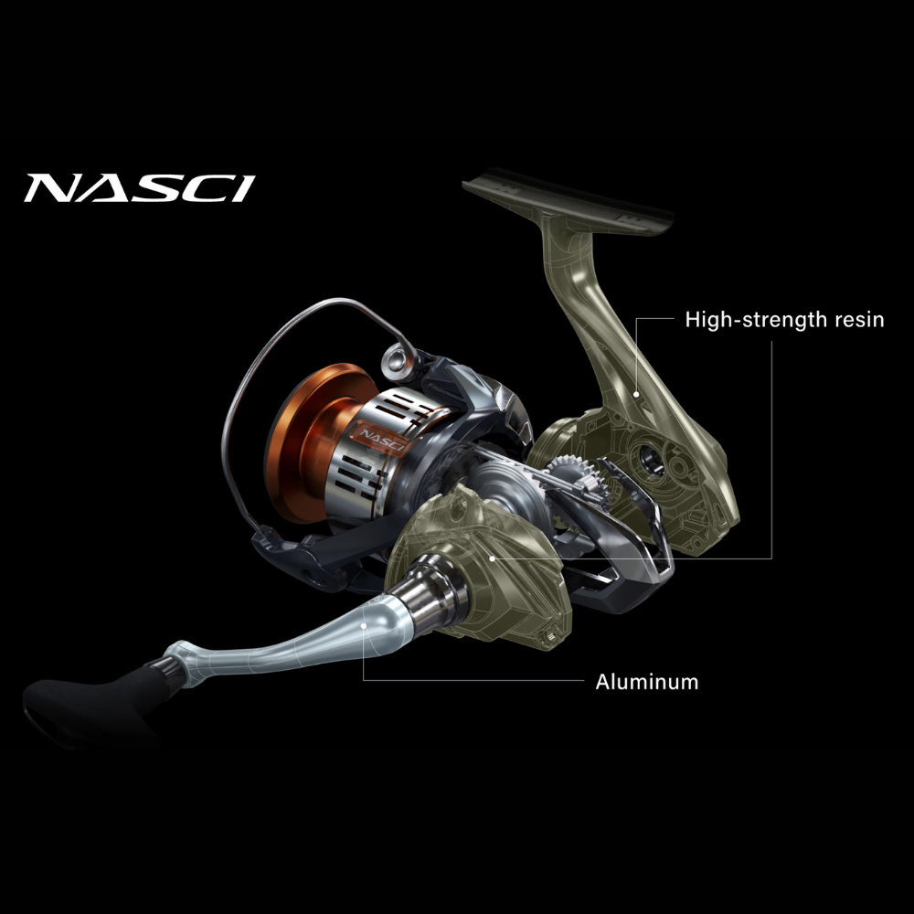 SHIMANO NASCI FD Front Drag Spinning Reel