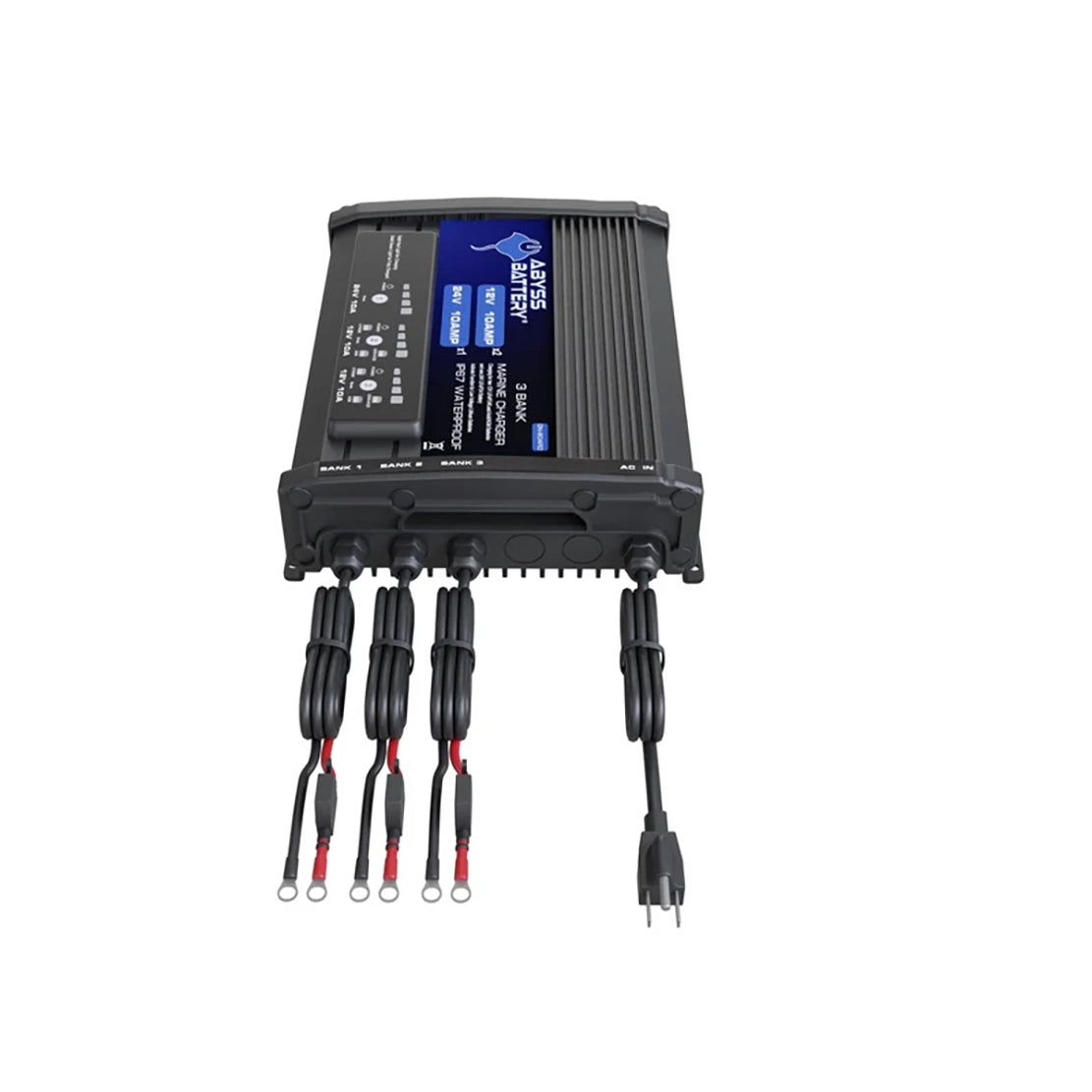 ABYSS 3 Bank 12V/24V On-Board Marine Battery Charger