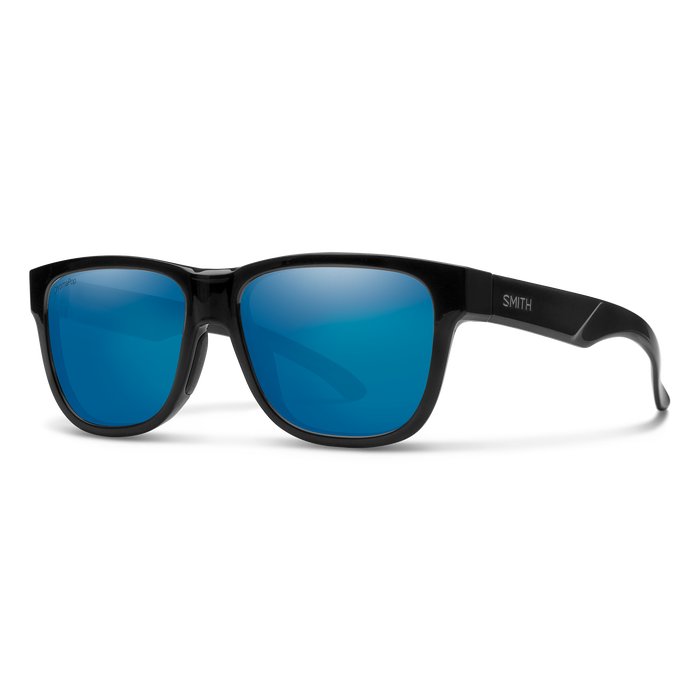 SMITH Lowdown Slim 2 Black | ChromaPop Polarized Blue Mirror