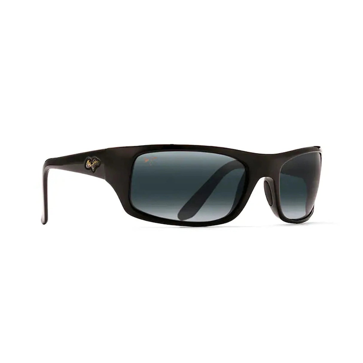 MAUI JIM Peahi Sunglasses Gloss Black | Neutral Grey