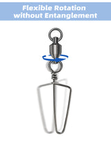 BLUEWING High Strength Ball Bearing Snap Swivels