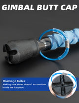 BLUEWING 12FT Front Weighted Carbon Fiber 3-piece Harpoon