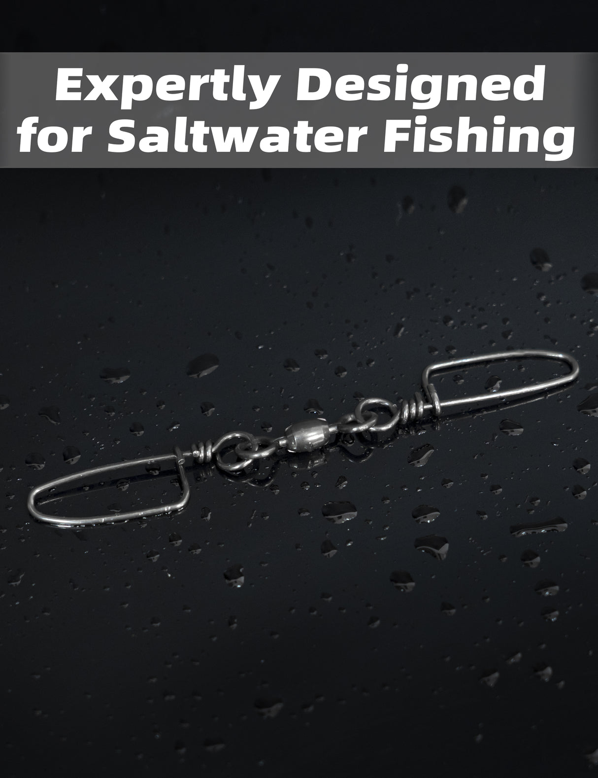 BLUEWING Double Snap Swivels with Stainless Steel Coastlock Snaps