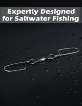 BLUEWING Double Snap Swivels with Stainless Steel Coastlock Snaps