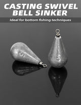 BLUEWING Casting Swivel Bell Dipsey Sinker