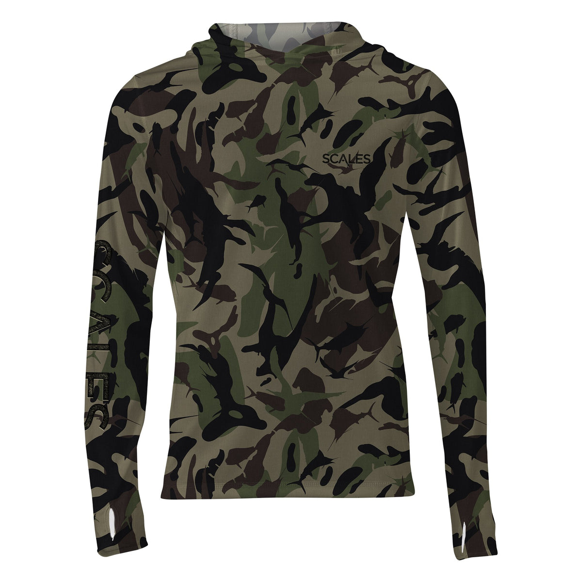 SCALES PRO Frigate Camo Hooded Performance