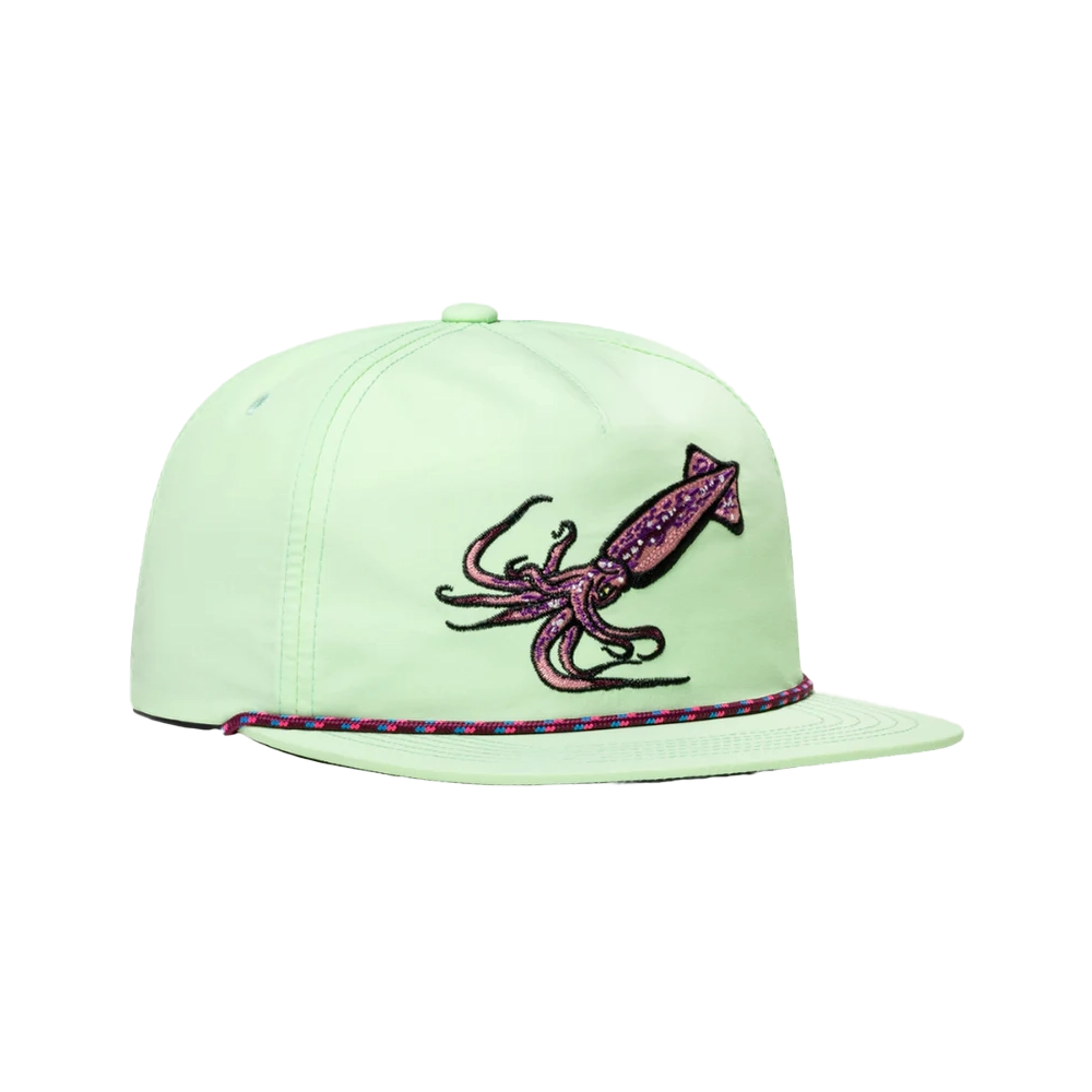 BAJIO Squid Performance Hat - Light Green One Size