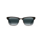 MAUI JIM Kawika Sunglasses Black Gloss with Antique Pewter | Neutral Grey