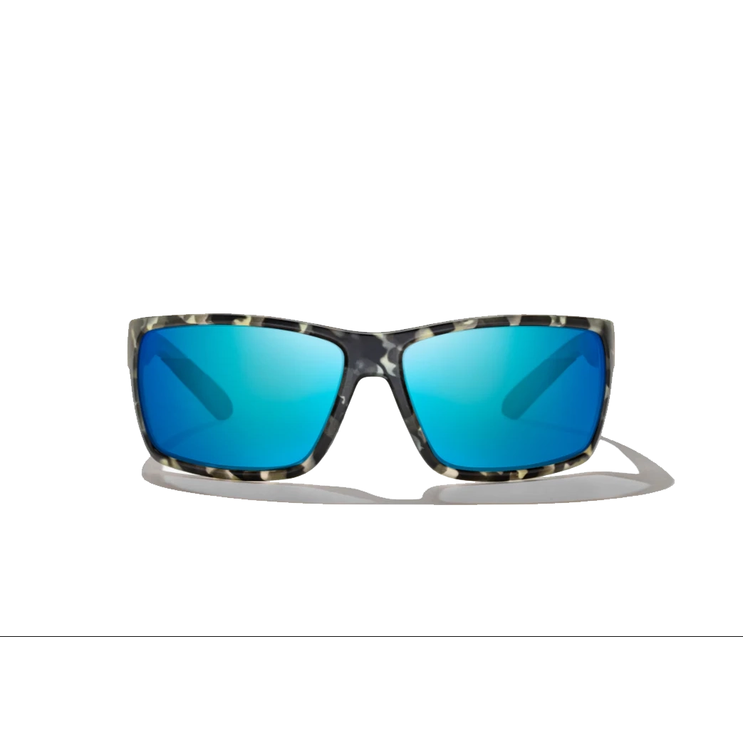 BAJIO Bales Beach Gray Camo Matte | Blue Mirror Glass LG