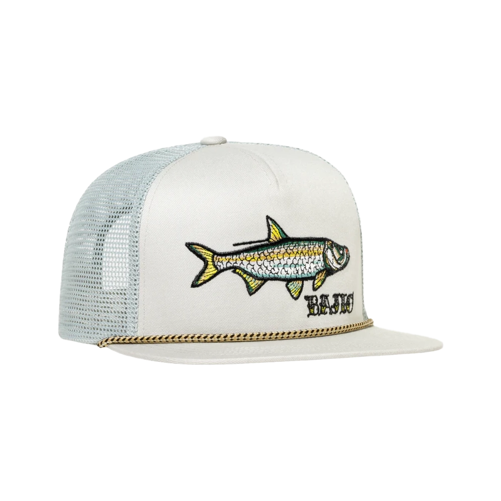 BAJIO Tarpon Trucker Hat - Grey One Size