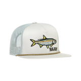 BAJIO Tarpon Trucker Hat - Grey One Size