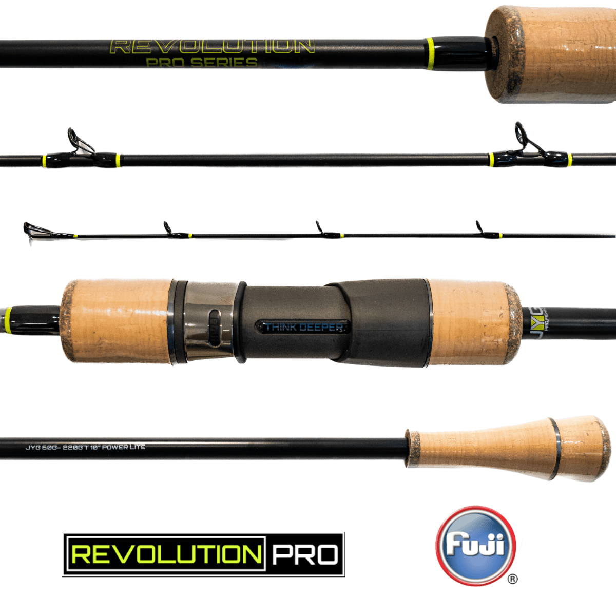 Jyg Pro Revolution Pro Series 6FT2IN Slow Pitch Jigging 2Pc Rod (Limit - CHAOS  Fishing
