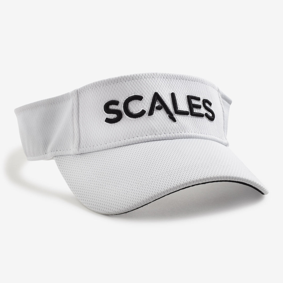 SCALES Solid Visor - White