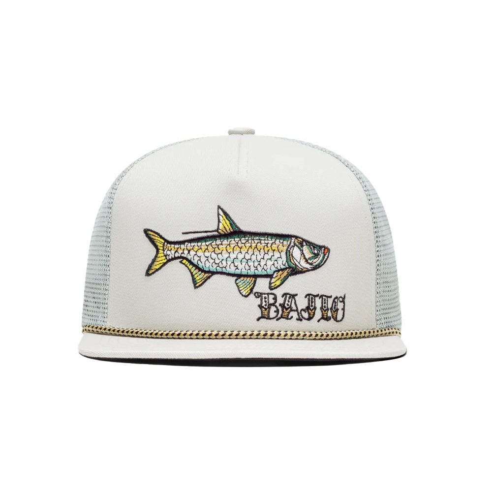 BAJIO Tarpon Trucker Hat - Grey One Size