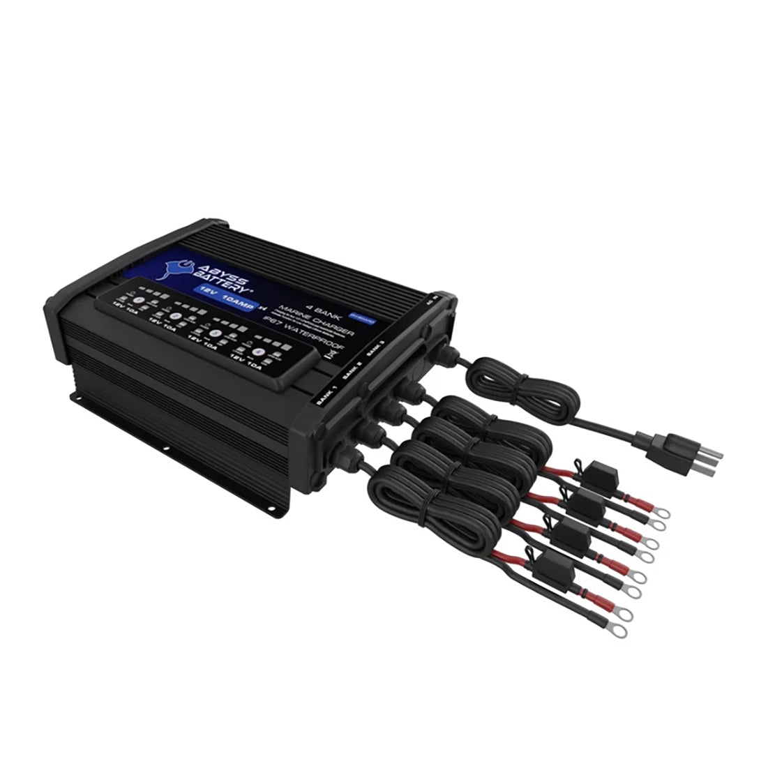 ABYSS 4 Bank 12V On-Board Marine Battery Charger